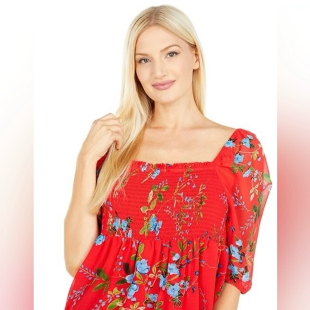 Calvin Klein Flowered Top